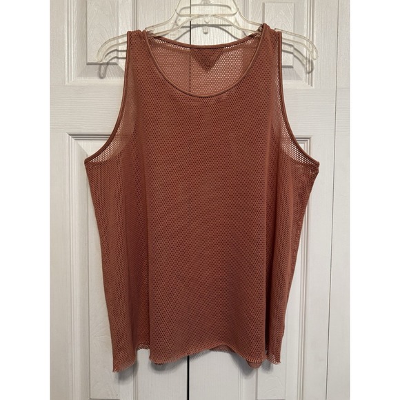 Aloha Island Tops - ALO Women's Mesh Tank Top Size XL Gym Exercise Athletic Workout